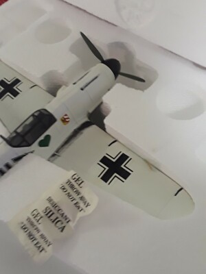 Rare Franklin Mint Armour FW190 FOCKEWULF Grunherz White 9 98045