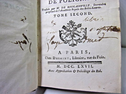1767. Polignac. L'Anti-lucrèce, Poema En La Religion Naturelle. Ex Libris - Bild 3 von 8