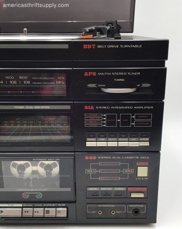 Vintage Magnavox MX 1810 Belt Drive Turntable Stereo Record Player