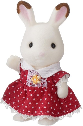 Sylvanian Families / Calico Critters DF-10 Chocolate Rabbit Girl & Furniture Set - Picture 2 of 20