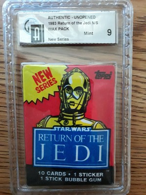 1983 Star Wars, Return of the Jedi, Unopened Topps Wax Pack, C-3PO, GAI Mint 9 | eBay