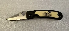 Rite Edge Wildlife Series Wolf Folder Knife 3 1/2” Closed 6” Open New