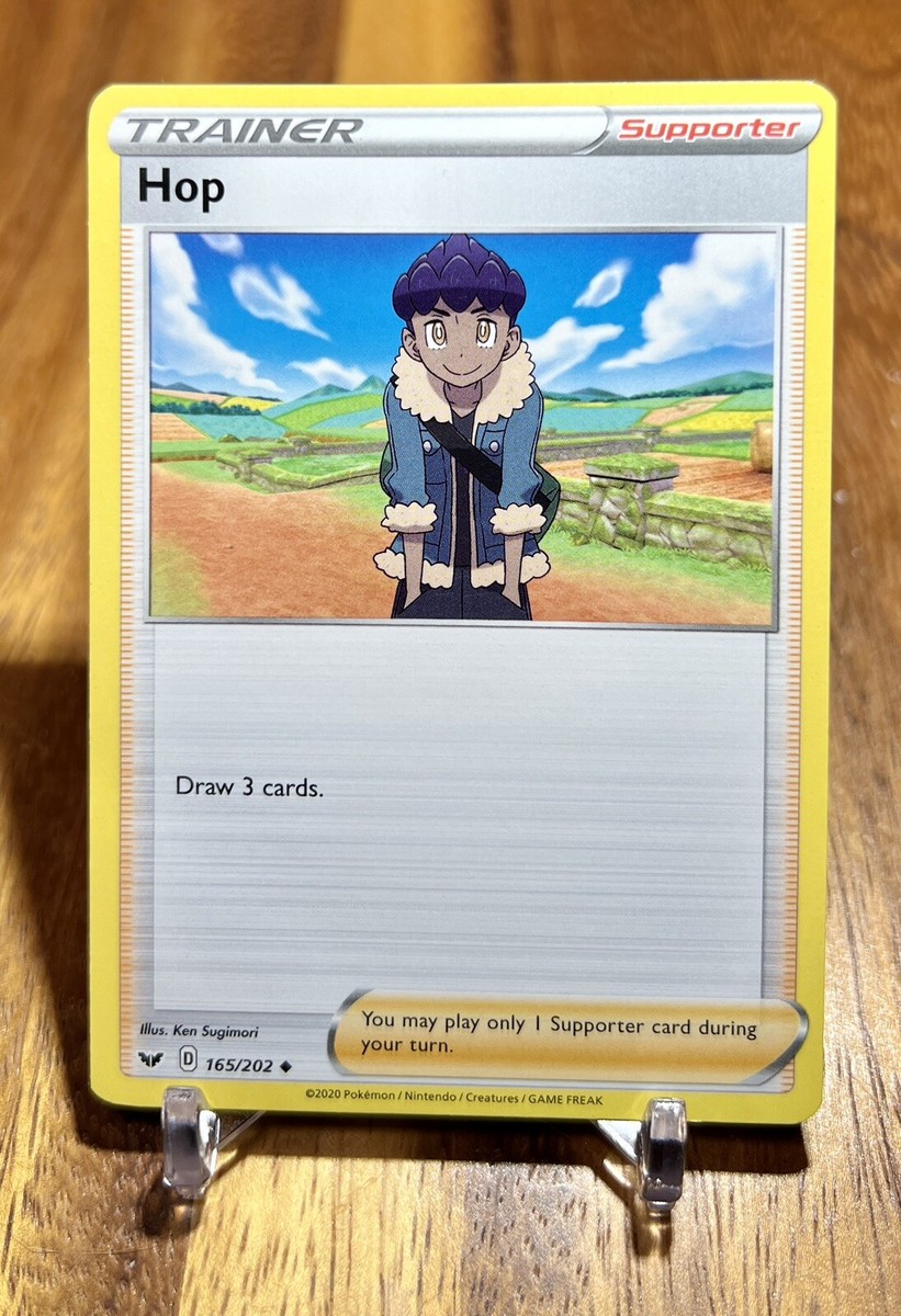 Hop 165/202 Non Holo Uncommon Sword & Shield Trainer Pokemon