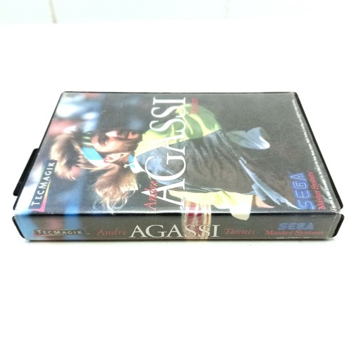 Andre Agassi Tennis Sega Master System Game Comes With Mega Drive Manual - Picture 4 of 9