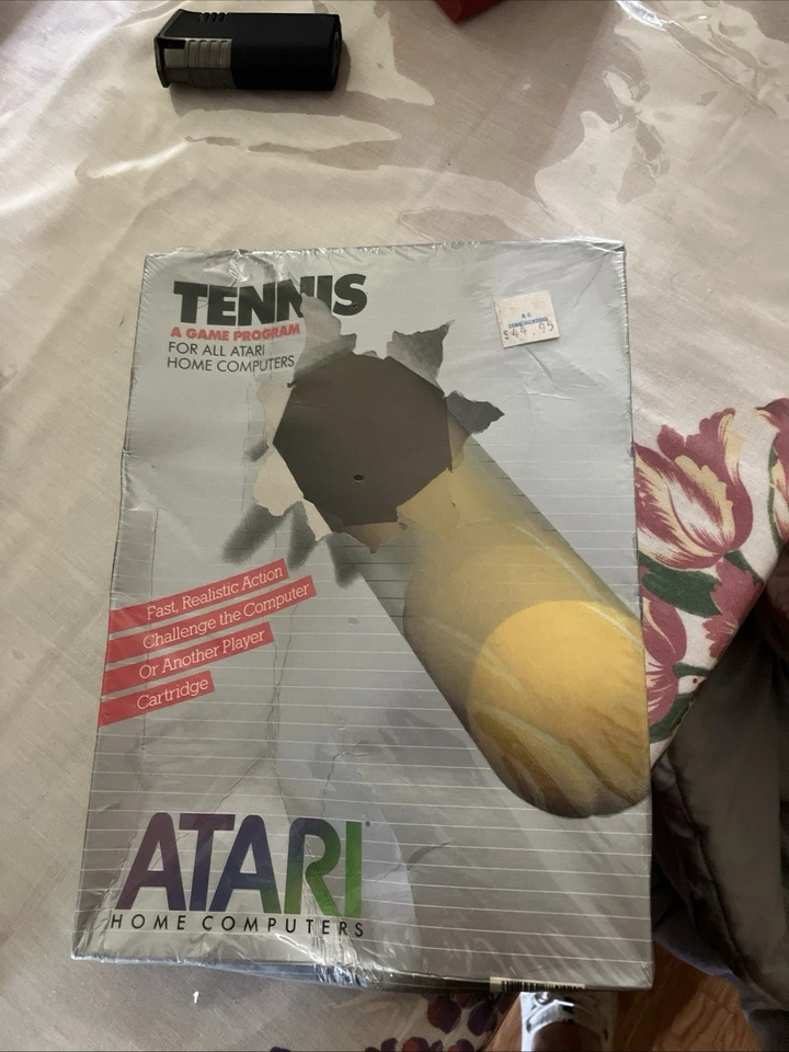 Tennis Cartridge Atari 400/800/XL/XE NOS - Sealed In Box New!!! 1983 - Image 2 of 2