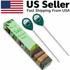 2 Pack Long Probe Soil Moisture Meter Hygrometer Sensor for Indoor Plants