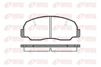 Bremsbelagsatz Scheibenbremse Remsa 0178.10 FüR Daihatsu F7 Rocky Hard Top F8