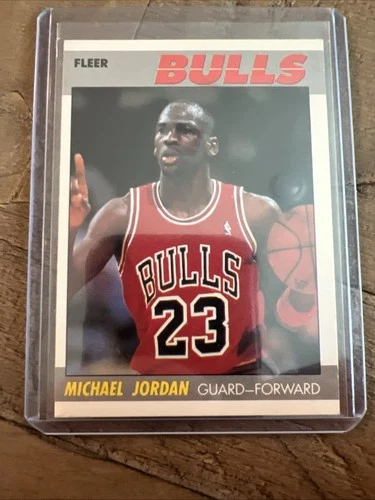 Fleer 1987-88 Fleer Michael Jordan #59 Chicago Bulls Basketball Trading Card
