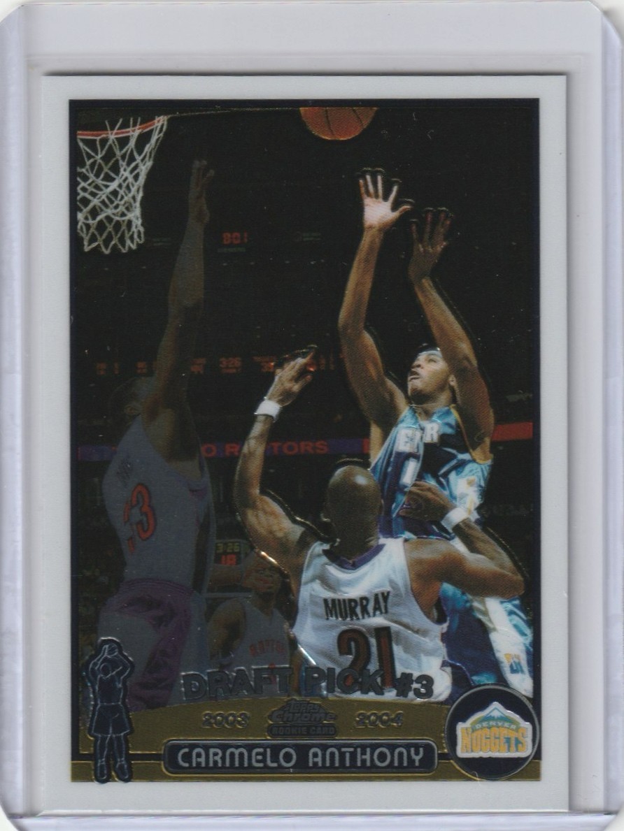 Carmelo Anthony 2003 Topps Chrome #113 Base Price Guide