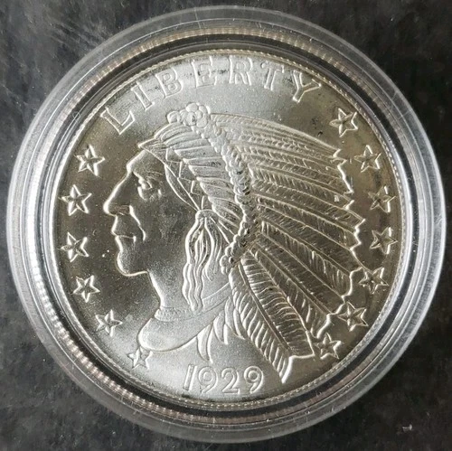 Golden State Mint 1/2oz Silver Round in a Capsule