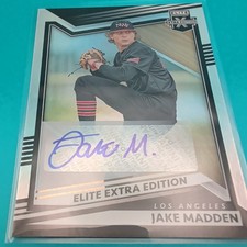 2022 Panini Elite Extra Edition - Jake Madden #118 Signatures (AU, RC)