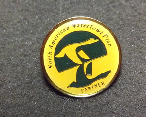 North American Waterfowl Plan Partner Lapel Pin Tie Tack Goose Geese