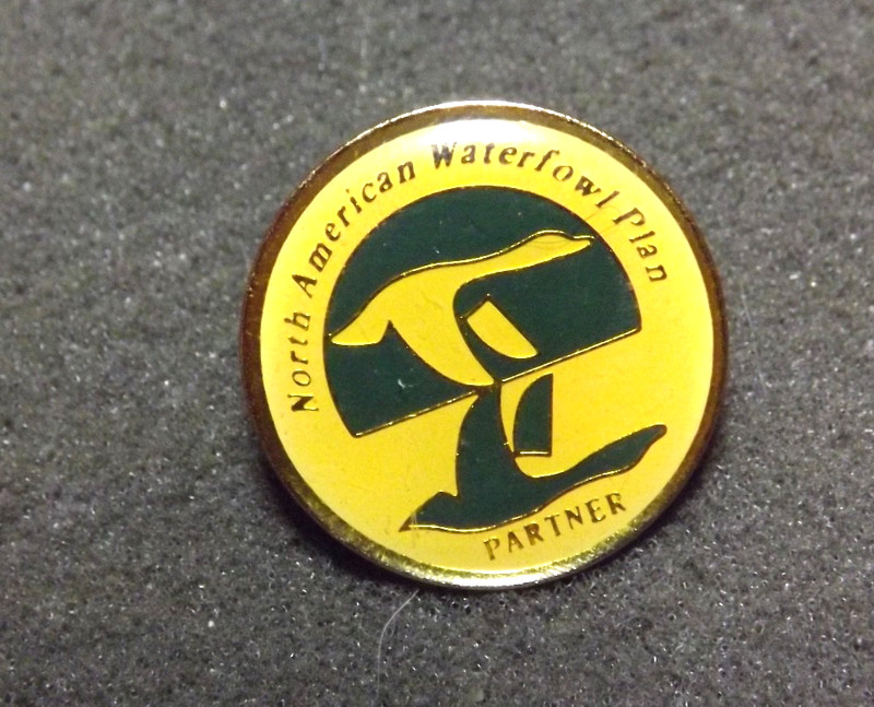 North American Waterfowl Plan Partner Lapel Pin Tie Tack Goose Geese