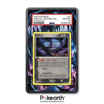 Sableye 23/107 - Case mit erweitertem Artwork für Grade Cards Case