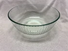 1 Large Capacity Pyrex Ribbed Glass Mixing Bowl 4.5 Quart 11" X 4.5"H 7404-S