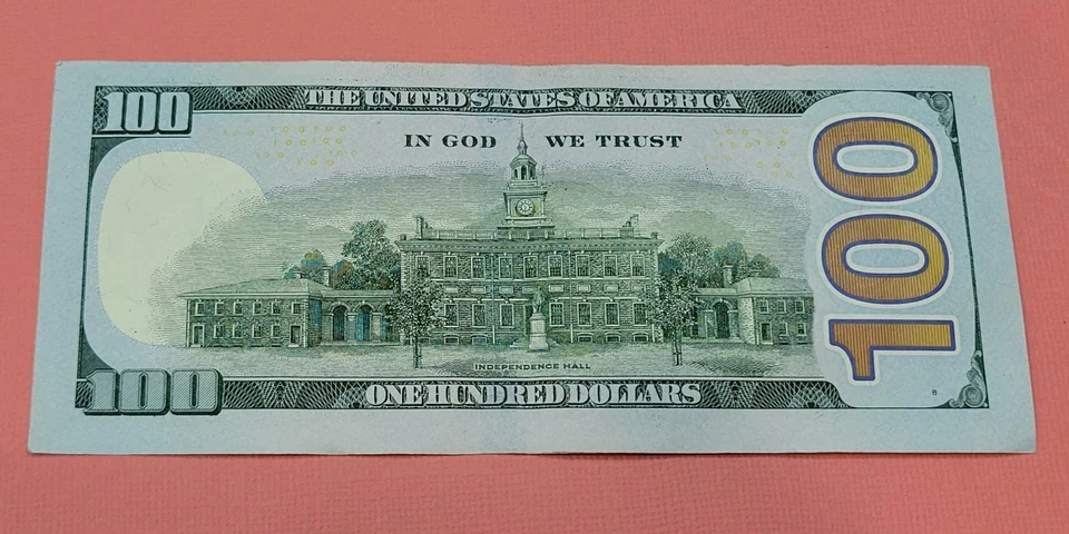 2009 A $100 dollar bill ⭐️STAR NOTE⭐️ Series 2009A Serial #LG 06758227 NICE! - Image 4 of 4