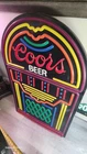 vintage light up Coors beer jukebox style sign.