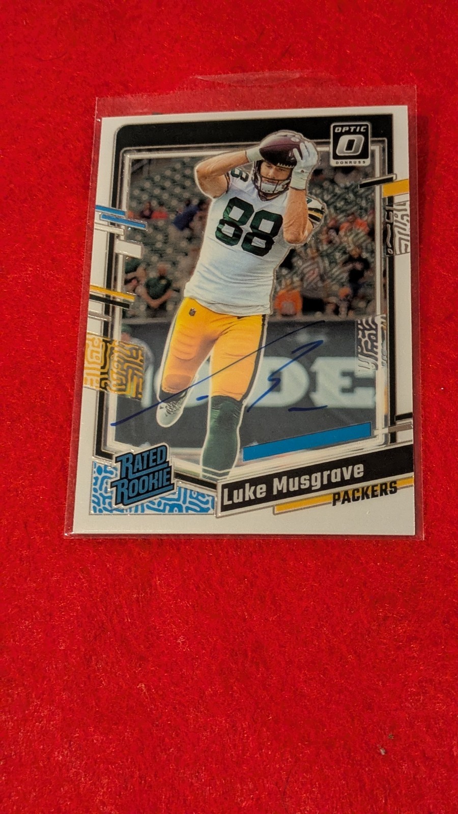 2023 Donruss Optic #241 Luke Musgrave Rated Rookies RPS Autographs #/199