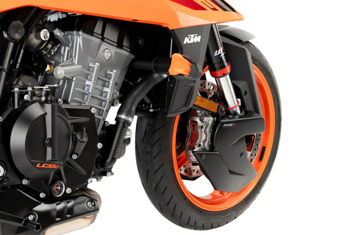 Conduits de frein Puig aspect carbone KTM 990 Duke/1390 Super Duke R 2024 - 2025 - Photo 6/12