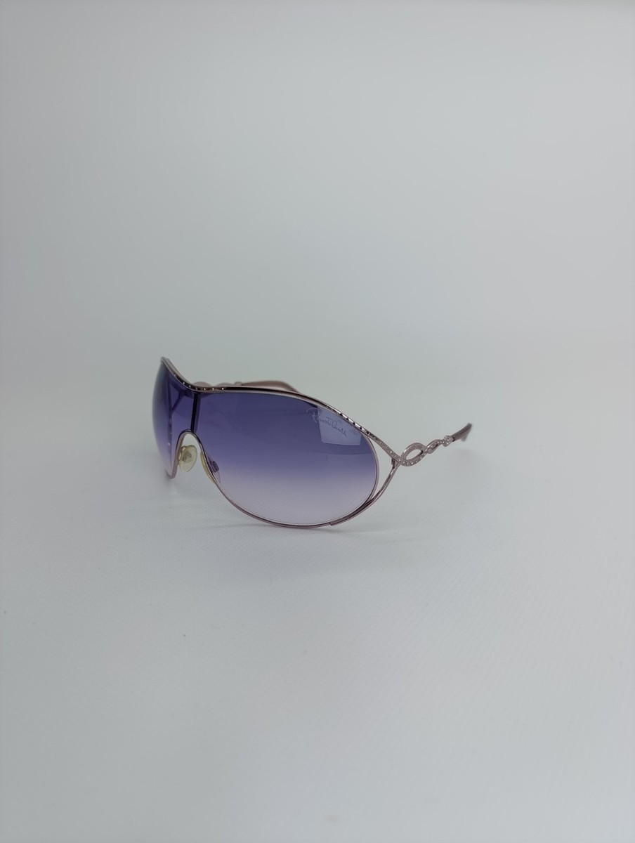 Roberto Cavalli Purple Gradient Oval Sunglasses with Silver Logo Detail Aug29-Tray15-12.jpg?v=  main image 4