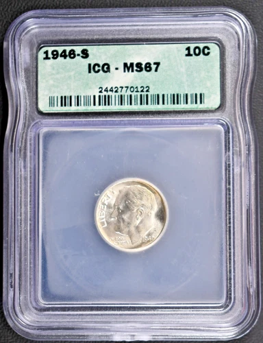 1946-S Roosevelt Dime — photo from another recent sale