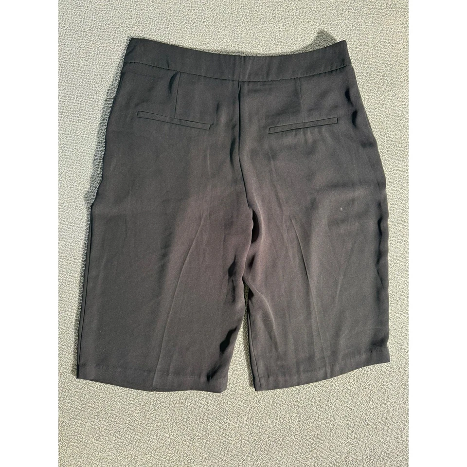 Pantalones Cortos ZARA Basic Negro Estilo Culotte Mujer Talla XS Foto 2 de 4