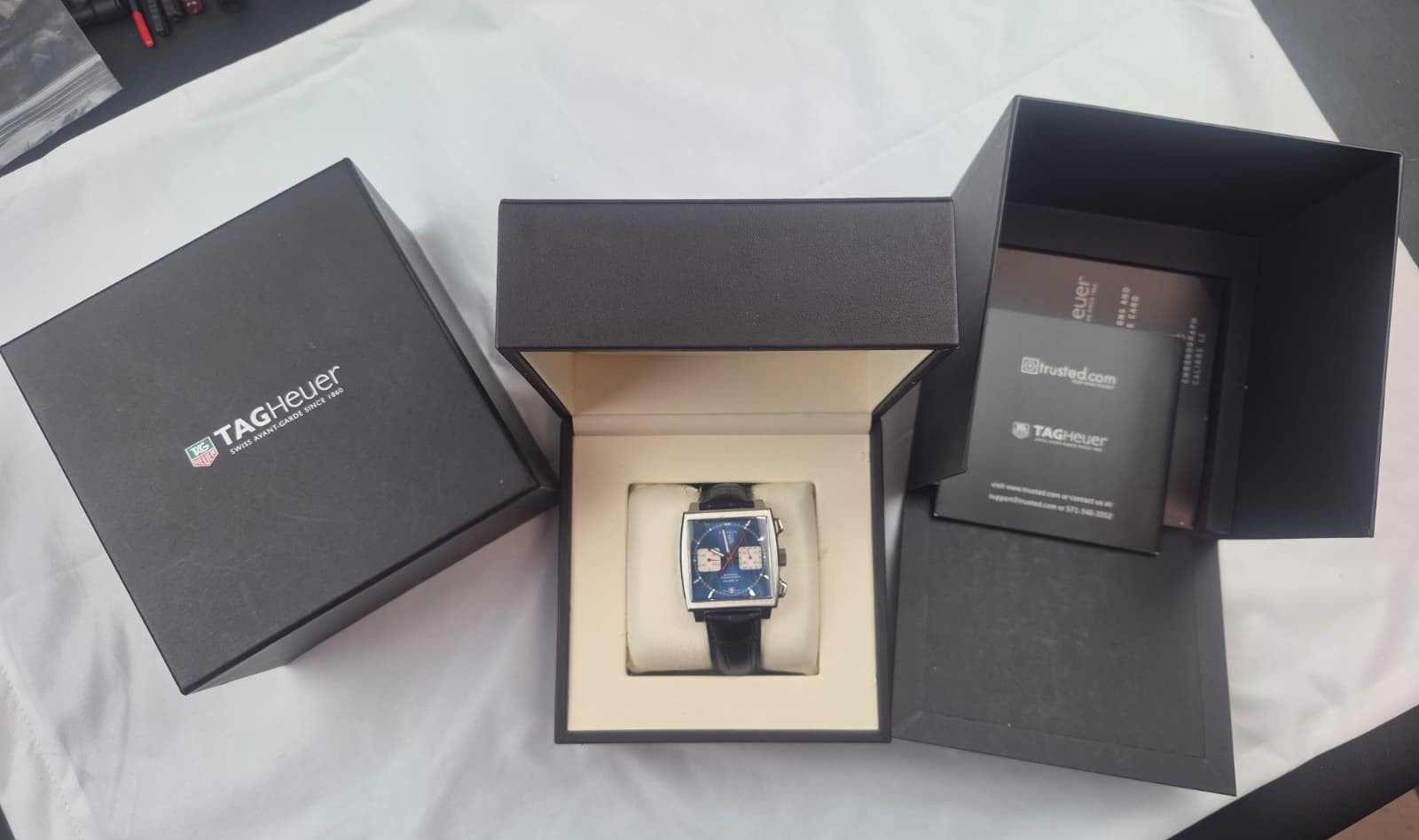 TAG HEUER Monaco CAW2111 Caliber 12 chronograph Automatic Men's Watch