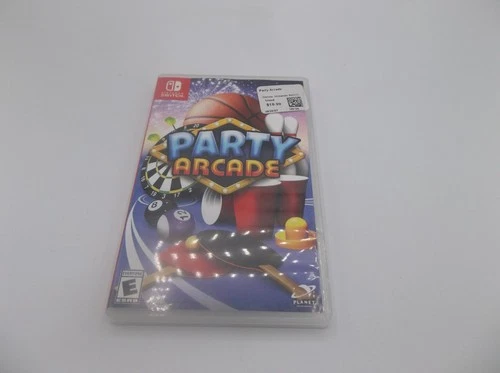 Party Arcade Nintendo Switch Game Cornhole/Darts/Billiards/Cup Pong/Air Hockey