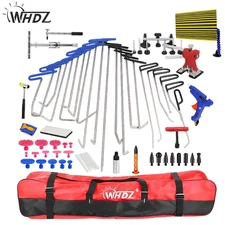 WHDZ 85Pcs Bridge Lifter Tools–Car Paintless Dent Repair Slide Hammer Puller Kit