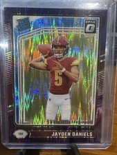 2024 Panini Donruss Optic - Rated Rookie Jayden Daniels Purple Shock #248 (RC)