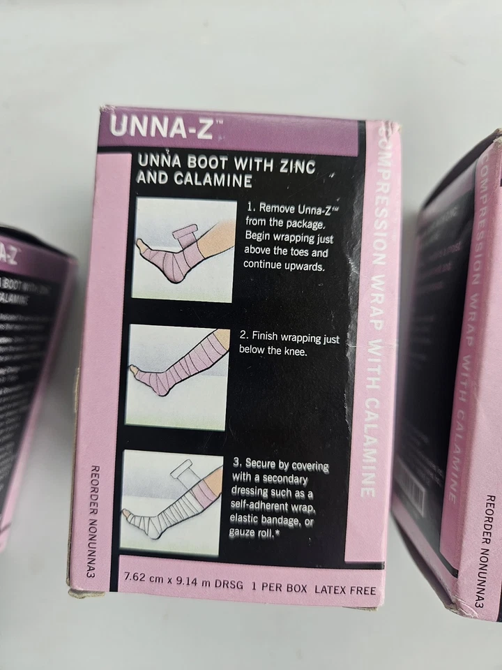 4 Unna Z Boot W/ Calamine and Zinc New and Unopened - Image 4 of 4