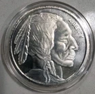 1 oz Buffalo Silver Round .9999 Fine Silver