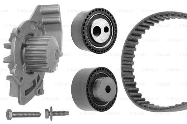 1 987 946 440 TIMING BELT & WATER PUMP KIT BOSCH FOR FIAT ULYSSE 2.2 JTD 2.2L - Image 2 of 4