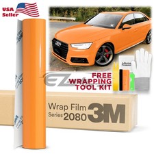 Genuine 3m 2080 G54 Gloss Bright Orange Vinyl Wrap Vehicle Film Decal Sheet Roll