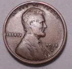 1915 S Lincoln Wheat Penny Cent - Not Stock Photos