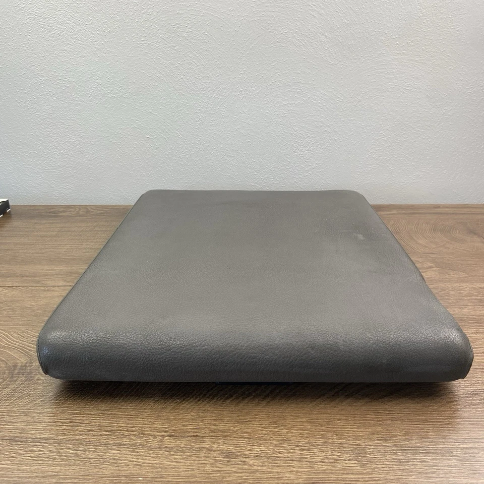 Dodge Ram 1500 3500 1994-2001 consola central reposabrazos de cuero gris tapa de 19" OEM Foto 3 de 4