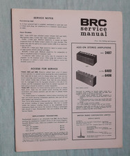 Ultra Model  6402 HMV  Model 2407  Add-on Stereo Amplifiers  BRC Service Manual