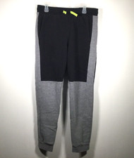Boys Ultrasoft Fleece Sweatpants Kids Size Large Black/Gray Tek Gear