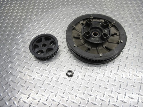 2008 06-16 Kawasaki Vulcan 900 VN900 OEM Drive Belt Pulleys Front Rear Hub
