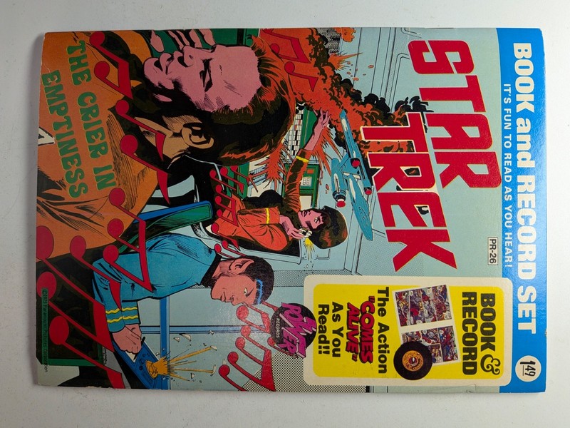 STAR TREK Comic Book And Record Set - The Crier In Emptiness- PR26