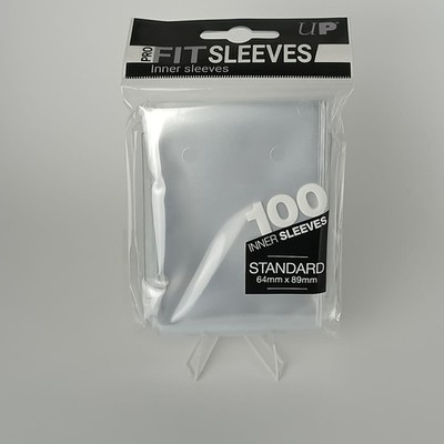 100 Ultra Pro Standard Pro-Fit Inner Sleeves Hüllen 64x89mm Kombiversand