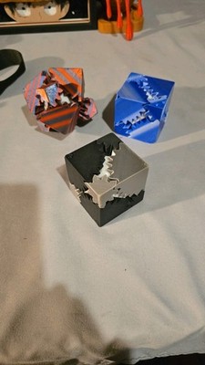 3D Printed  Gear puzzle Cube -  Fidget Toy Random Color All ages