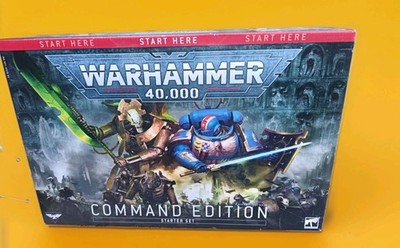 Warhammer 40k Command Edition Starter Set Including Manual Paints+tools Set USED