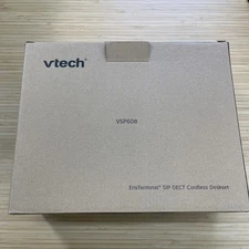 Vtech VSP608 ErisTerminal SIP DECT Cordless Deskset Phone & Accessories