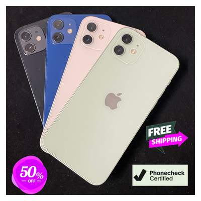 Apple iPhone 12 64GB - Excellent Condition, Verizon/AT&T, 5G, Free Shipping!