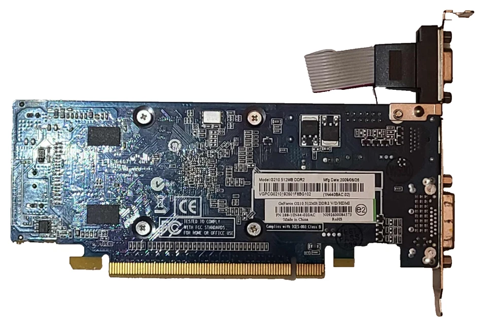 Carte graphique PC - NVIDIA GeForce G210 512 MB DDR2 PCIe - Photo 4/4