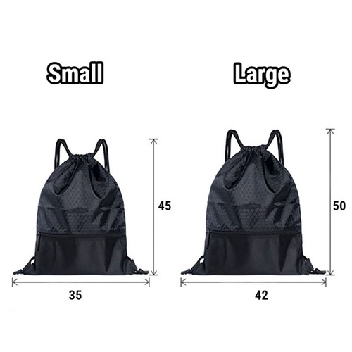 1Pcs Outdoor Sports Drawstring Pocket Waterproof Oxford Zipper Bag - Picture 2 of 22