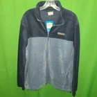 B067) NWT COLUMBIA large men's fleece Steens Mountain Full Zip jacket blue