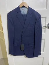 jennis & warmann 3 piece suit HERRINGBONE PLAID TWEED