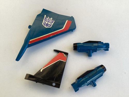 Vintage Transformers g1 Thundercracker Launchers, Left Wing, Left Tail Fin Lot